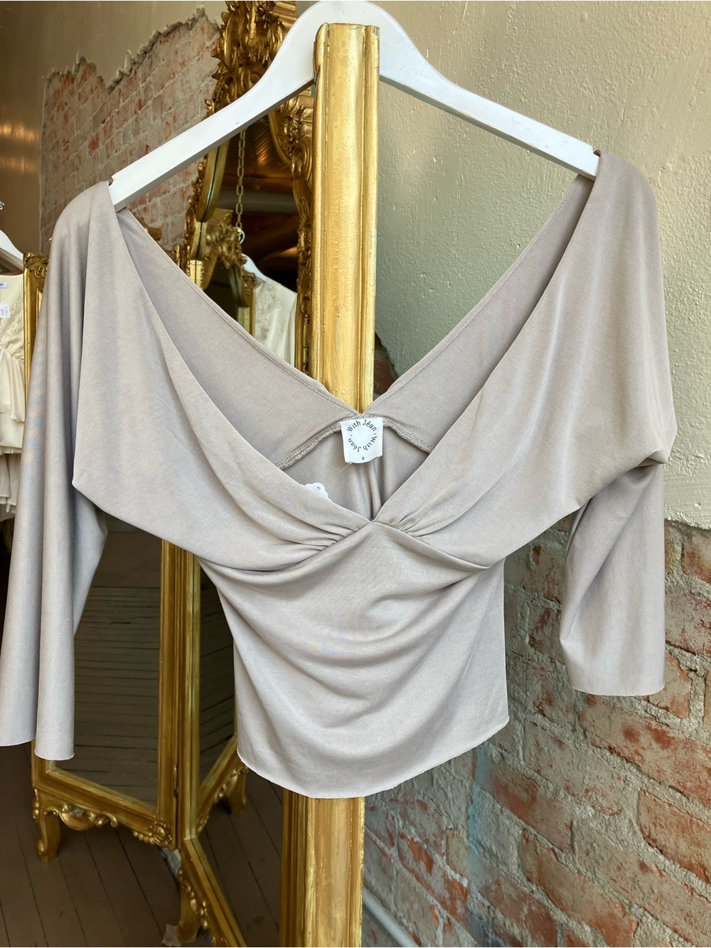 WITH JEAN LANA TOP | COLOR STONE SIZE SMALL - Picture 9 of 9